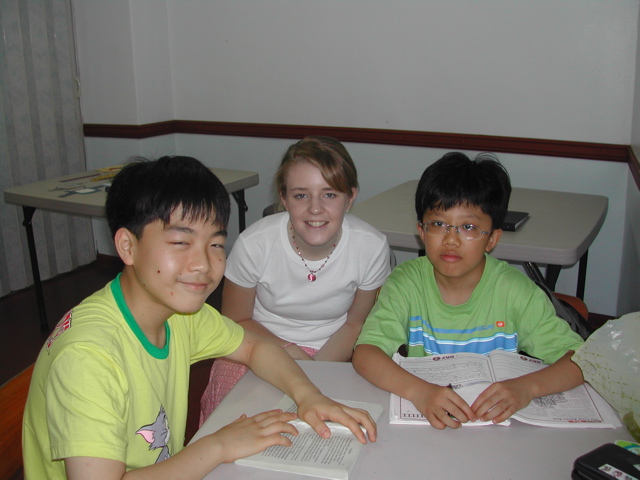Emi at summer school