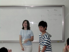 Emma and English practice