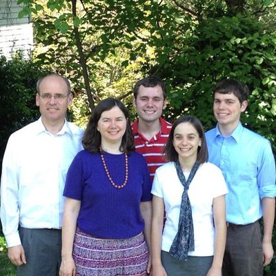 Bill with his family